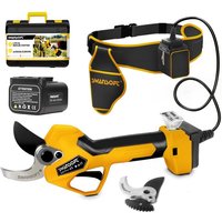 Professionelle Akku-Astschere 45 mm, elektrische astschere mit progressiver und einstellbarer Klingenöffnung, 25V 2x4 Ah, 1150W Leistungsstarke Professionelle Akku-Astschere 45 mm, elektrische astschere mit progressiver und einstellbarer Klingenöffnung, 25V 2x4 Ah, 1150W Leistungsstarke von SWANSOFT