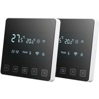 Swarey - 2 pack WiFi Smart Thermostat Kesselthermostate Thermostat Raumthermostat Programmierleistung mit lcd and App Control Swarey - 2 pack WiFi Smart Thermostat Kesselthermostate Thermostat Raumthermostat Programmierleistung mit lcd and App Control von SWAREY