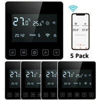 5 pack WiFi Smart Thermostat Kesselthermostate Thermostat Raumthermostat Programmierleistung mit lcd and App Control 5 pack WiFi Smart Thermostat Kesselthermostate Thermostat Raumthermostat Programmierleistung mit lcd and App Control von SWAREY