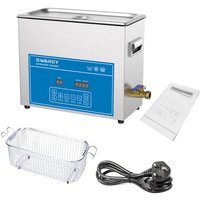 Ultraschallreinigungsgerät Ultraschallreiniger 6.5L Edelstahl Ultraschall Reiniger Ultrasonic Cleaner mit Digitaler Anzeige für Schmuck Brillen und von SWAREY