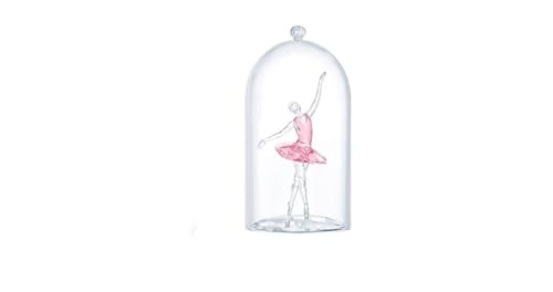 SWAROVSKI Ballerina-Glas mit Glöckchen, transparent/Pink von SWAROVSKI