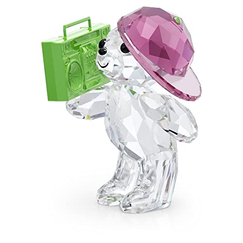 Swarovski Kris Bear Partyfigur 90er Jahre, Bunte Swarovski-Kristalle, Teil der Swarovski Kris Bear Kollektion von SWAROVSKI