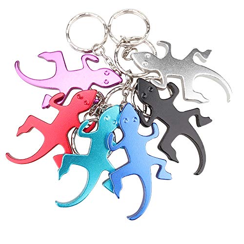 SWATOM Gekko Flaschenöffner aus Aluminiumlegierung, kreatives Geschenk, Zubehör (6, Gecko) von SWATOM