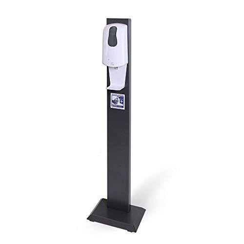 SWAVGO - Hygienestation mit Desinfektionsspender - Desinfektionssäule mit Sensor oder Manual - Desinfektionsstation für Innen & Außen (Sensor 1000 ml) von SWAVGO