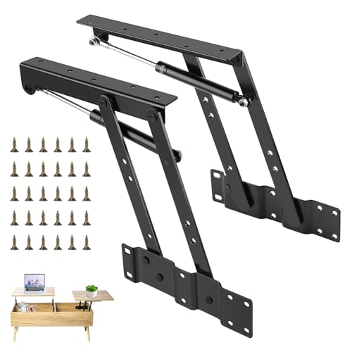 SWAWIS 2 Stück Möbelscharnierfeder Klapp Lift Up, Hydraulische Bett Lift Up Scharnier mit Schrauben, Klapp Lift up Feder Scharniere für Couchtisch Schreibtisch SWAWIS 2 Stück Möbelscharnierfeder Klapp Lift Up, Hydraulische Bett Lift Up Scharnier mit Schrauben, Klapp Lift up Feder Scharniere für Couchtisch Schreibtisch von SWAWIS