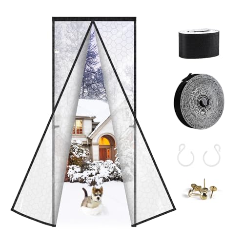 SWAWIS 80x200cm Wärmeschutzvorhang Kälteschutz für Türen Magnet Thermovorhang Tür aus Eva Hergestellt Thermo Türvorhang Kälteschutzvorhang mit Klettverschluss Wasserdicht Winddicht(Wasserwürfel-Stil) SWAWIS 80x200cm Wärmeschutzvorhang Kälteschutz für Türen Magnet Thermovorhang Tür aus Eva Hergestellt Thermo Türvorhang Kälteschutzvorhang mit Klettverschluss Wasserdicht Winddicht(Wasserwürfel-Stil) von SWAWIS