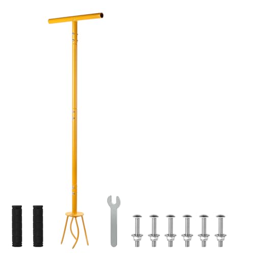 SWAWIS Gartenkralle mit Stiel Kleinformat, Gartenkralle Twist Vertikutierer und Unkrautentferner in Einem Gerät, Fräse Garten Abnehmbar Gartenkralle zur Bodenauflockerung und Unkrautbekämpfung SWAWIS Gartenkralle mit Stiel Kleinformat, Gartenkralle Twist Vertikutierer und Unkrautentferner in Einem Gerät, Fräse Garten Abnehmbar Gartenkralle zur Bodenauflockerung und Unkrautbekämpfung von SWAWIS