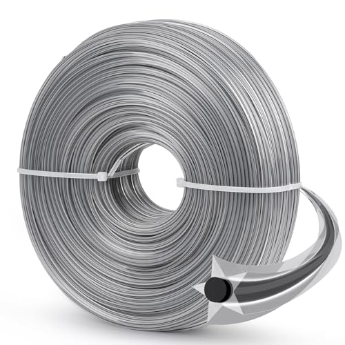 SWAWIS Mähfaden Trimmerfaden 2,4 mm x 100 M Freischneider Faden Rasentrimmer Motorsense Faden für Rasentrimmer Freischneider Schnur Mähfaden Motorsense Trimmerfäden, 5-Kant von SWAWIS