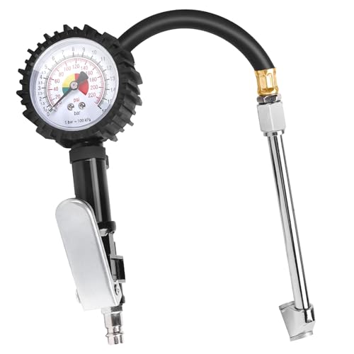 SWAWIS Reifenfüller Luftdruckprüfer Reifendruckprüfer Reifendruckfüller Manometer Druckluft Reifenfüller Digital 220 PSI Reifenfüller Geeicht Reifendruckmesser Hohe Präziser für Auto Motorrad Fahrrad SWAWIS Reifenfüller Luftdruckprüfer Reifendruckprüfer Reifendruckfüller Manometer Druckluft Reifenfüller Digital 220 PSI Reifenfüller Geeicht Reifendruckmesser Hohe Präziser für Auto Motorrad Fahrrad von SWAWIS
