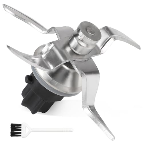SWAWIS TM31 Messer Thermomix Zubehör Mixmesser Kompatibel mit Vоrwerk Thermоmix Messer TM31 Edelstahl Küchenmaschine Zubehör Ersatzmesser mit Dichtungsring und Reinigungsbürste von SWAWIS