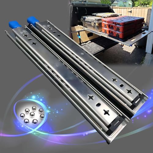 SWAYVES Hochleistungs-Schubladenführungen Mit Verriegelung, Seitliche Montavollauszug Kugellager, Industrielle Schubladenführungen Mit Verriegelung 1 Paar/With Lock/450Mm SWAYVES Hochleistungs-Schubladenführungen Mit Verriegelung, Seitliche Montavollauszug Kugellager, Industrielle Schubladenführungen Mit Verriegelung 1 Paar/With Lock/450Mm von SWAYVES