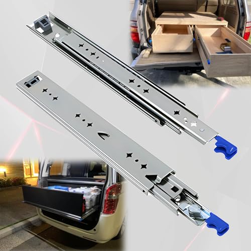 SWAYVES Schubladenführungen Schubladenführungen Mit Verriegelung Hochleistungs-Schubladenführungen Vollauszug Kugellager-Ersatzschienen Seitliche Montage, 1 Paar/With Lock/550Mm SWAYVES Schubladenführungen Schubladenführungen Mit Verriegelung Hochleistungs-Schubladenführungen Vollauszug Kugellager-Ersatzschienen Seitliche Montage, 1 Paar/With Lock/550Mm von SWAYVES