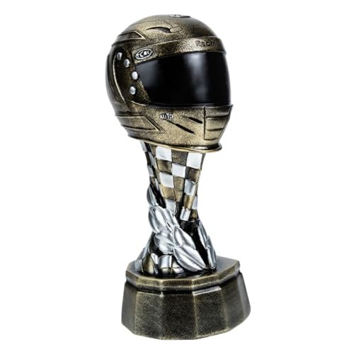 SWAYVES Trophäe Für Motorradrennen, Auszeichnungstrophäe, Modell, Trophäe In Helmform, Auszeichnungstrophäe, Wettkampftrophäe von SWAYVES