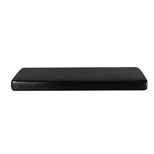 1 Stück PU Leder Sofa Schonbezug Sitzkissenbezug, 1/2/3/4 Sitzer Wasserdicht Sitzkissenschutz, Überzug Bezug Für Sofa Sitzkissen (schwarz,3 Sitzer) von SWECOMZE