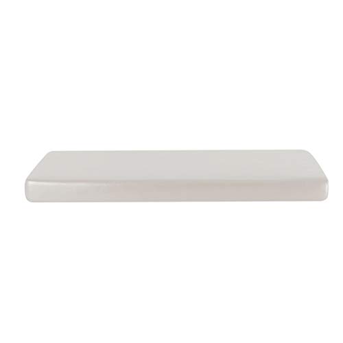 SWECOMZE 1 Stück PU Leder Sofa Schonbezug Sitzkissenbezug, 1/2/3/4 Sitzer Wasserdicht Sitzkissenschutz, Überzug Bezug Für Sofa Sitzkissen (Weiß,4 Sitzer) von SWECOMZE