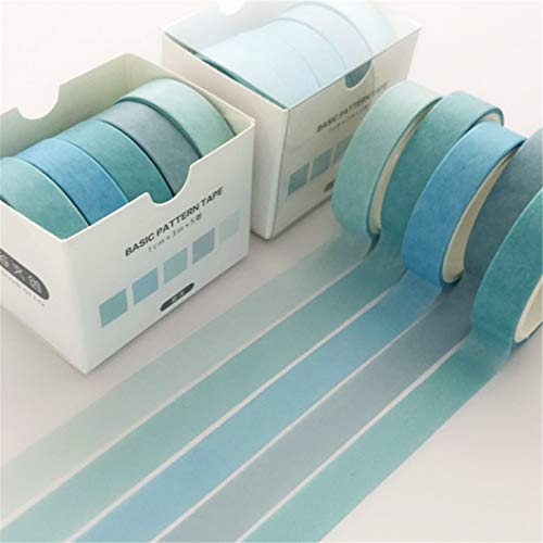 SWECOMZE 5 Rollen Washi Tape Set, Masking Tape Dekoratives, Kollektion für Bastler, verschönert Journals, Planer, Karten und Scrapbooking (Style I) von SWECOMZE