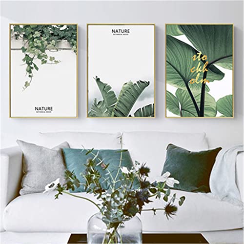 SWECOMZE Premium Poster 3er Set Wandbilder, Premium Kunstposter - Nature Print Bilder Wandposter Posterset, Ohne Rahmen (30x40cm) von SWECOMZE