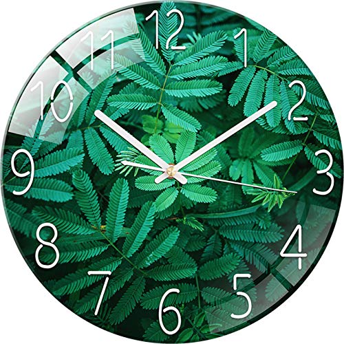 SWECOMZE Wandnuhr mit Geräuscharmes,12 Zoll 30cm Wand Uhr,Wanduhr Lautlos, Galaxie Sternenhimmel Wall Clock Home Decor für Wohnzimmer Kinderzimmer (Stil D) von SWECOMZE