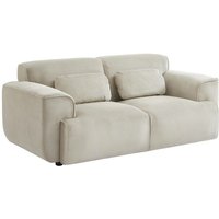 2-Sitzer-Sofa mit Cordbezug - Beige grau - Sweeek von SWEEEK