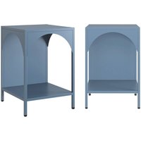 Sweeek - Nachttisch, industrieller Beistelltisch (2er-Set) Sweeek - Nachttisch, industrieller Beistelltisch (2er-Set) von SWEEEK