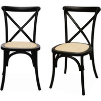 2er Set Bistrostühle aus Holz - Sweeek 2er Set Bistrostühle aus Holz - Sweeek von SWEEEK