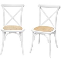 2er Set Bistrostühle aus Holz - Sweeek 2er Set Bistrostühle aus Holz - Sweeek von SWEEEK
