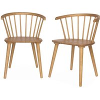 Sweeek - 2er-Set Sprossenstühle aus Holz und Sperrholz Sweeek - 2er-Set Sprossenstühle aus Holz und Sperrholz von SWEEEK