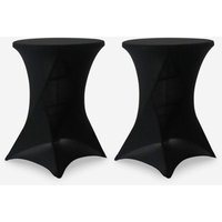 Sweeek - 2er Set Tischabdeckungen für Stehtische Ø80cm – gala von SWEEEK