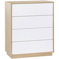 Aufbewahrungskommode mit 4 Schubladen in zweifarbiger Holzoptik - Sweeek von SWEEEK