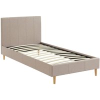 Bett mit Lattenrost und Kopfteil, Stoffausführung - Sweeek von SWEEEK