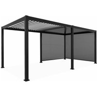 Sweeek - Bioklimatische Pergola Triomphe 3x6m mit 2 Markisen 3 m von SWEEEK