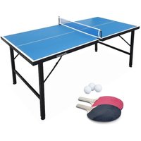 Sweeek - Mini-Tischtennisplatte Indoor, klappbar, mit 2 Schlägern und 3 Bällen von SWEEEK