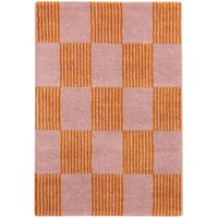 - Indoor-Teppich orange und rosa kariert - 160 x 230 cm - Indoor-Teppich orange und rosa kariert - 160 x 230 cm von SWEEEK