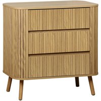 sweeek - Kommode mit gerilltem Dekor 3 Schubladen von SWEEEK
