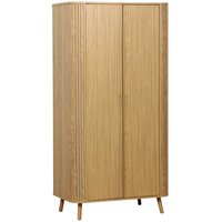 Sweeek - Schrank Holzlook mit Regal und Kleiderschrank Sweeek - Schrank Holzlook mit Regal und Kleiderschrank von SWEEEK