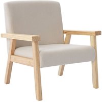 Sweeek - Skandinavischer Kindersessel aus Cord und Hevea-Holz von SWEEEK