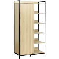 Sweeek - Ankleidemodul mit 1 Kleiderstange, 6 Regalen und 1 Tür Sweeek - Ankleidemodul mit 1 Kleiderstange, 6 Regalen und 1 Tür von SWEEEK