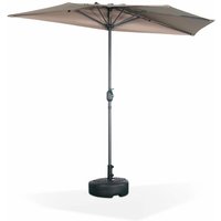 Sweeek - Halber Sonnenschirm für Balkon 2.5m von SWEEEK