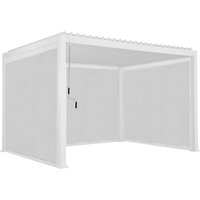 Sweeek - Bioklimatische Pergola Triomphe 3x4m + 2 Markisen 3m + 1 Markise 4m von SWEEEK