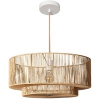 Sweeek - Hängelampe für Indoor mit Rattan-Look ø 50 cm Sweeek - Hängelampe für Indoor mit Rattan-Look ø 50 cm von SWEEEK