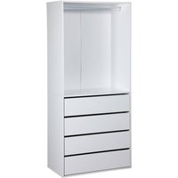 Sweeek - Modul mit 4 Schubladen und Kleiderschrank von SWEEEK