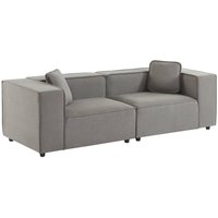 Sweeek - Modulares 2-Sitzer-Sofa, wasserabweisender Bezug, 2 Elemente von SWEEEK
