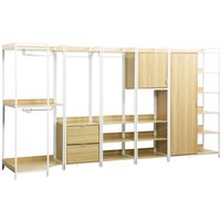 Modulares Kleiderschrank-Set mit 5 Elementen - Sweeek Modulares Kleiderschrank-Set mit 5 Elementen - Sweeek von SWEEEK