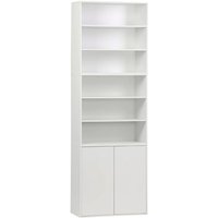 Sweeek - Modulares Regal Holzdekor 3 Elemente - 2 Türen 6 offene Fächer Sweeek - Modulares Regal Holzdekor 3 Elemente - 2 Türen 6 offene Fächer von SWEEEK