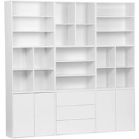 Sweeek - Modulares Regal Holzdekor 9 Elemente von SWEEEK