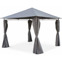 Pergola 3 x 3 m - Elusa - Laube mit Vorhängen - Sweeek von SWEEEK