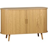 Sweeek - Skandinavisches Sideboard mit 2 Schiebetüren, 120 cm Sweeek - Skandinavisches Sideboard mit 2 Schiebetüren, 120 cm von SWEEEK