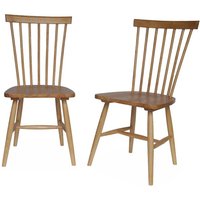 2er-Set Stühle aus Hevea-Holz - Sweeek von SWEEEK