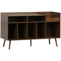 Sweeek - xl Vintage Vinylmöbel Holzlook dunkles Holz 130cm von SWEEEK