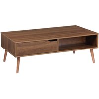 Vintage Couchtisch Nussbaumdekor - Sweeek Vintage Couchtisch Nussbaumdekor - Sweeek von SWEEEK